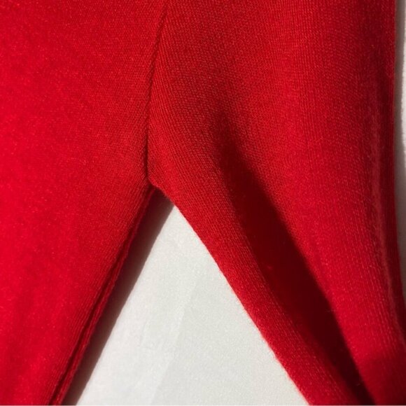 Vintage Coca Cola Red Acrylic Knit V Neck Pullover Light Sweater S - Picture 8 of 14